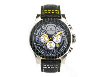 Thor black, yellow pointer, buffalo leather strap