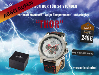 Thor silber/rot Aktionspreis bis 07.11.2020 20 Uhr